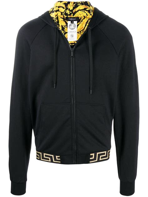 fake versace hoodie|versace zip up hoodie.